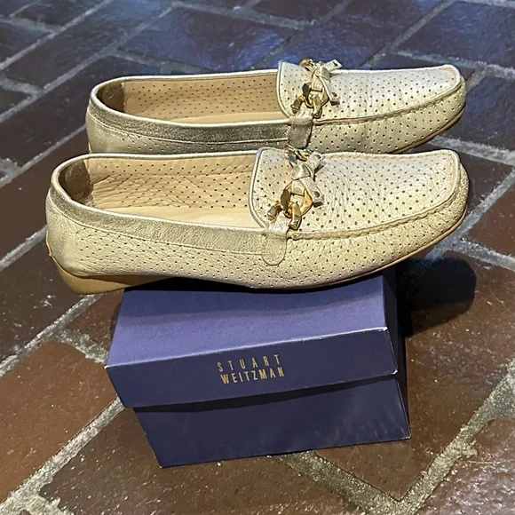 Stuart Weitzman Leather Loafers - Picture 4 of 5